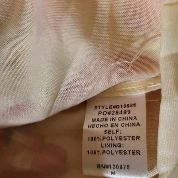 Entro Floral Mini Dress - Orange and Green - Picture 4 of 12